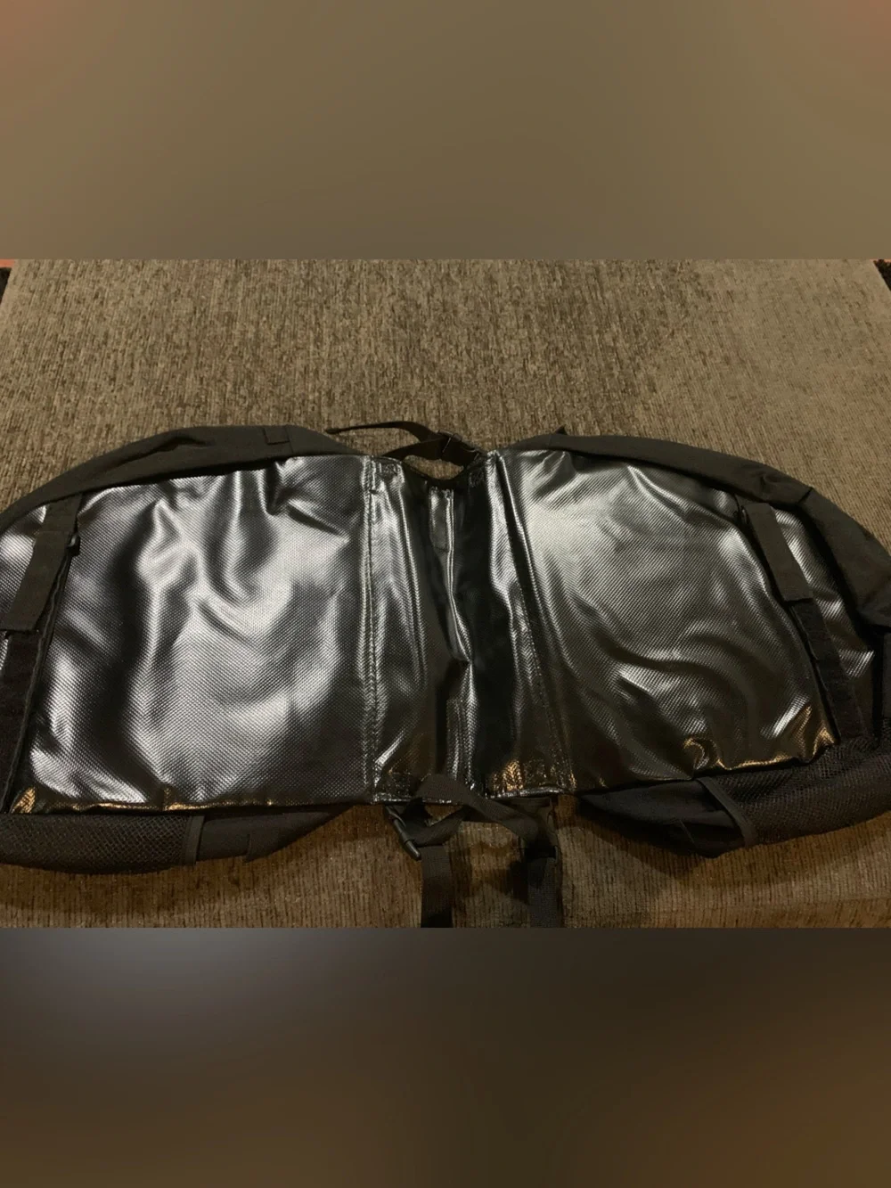 Black Bike Rear Rack Bag - Versatile Bicycle Pannier
